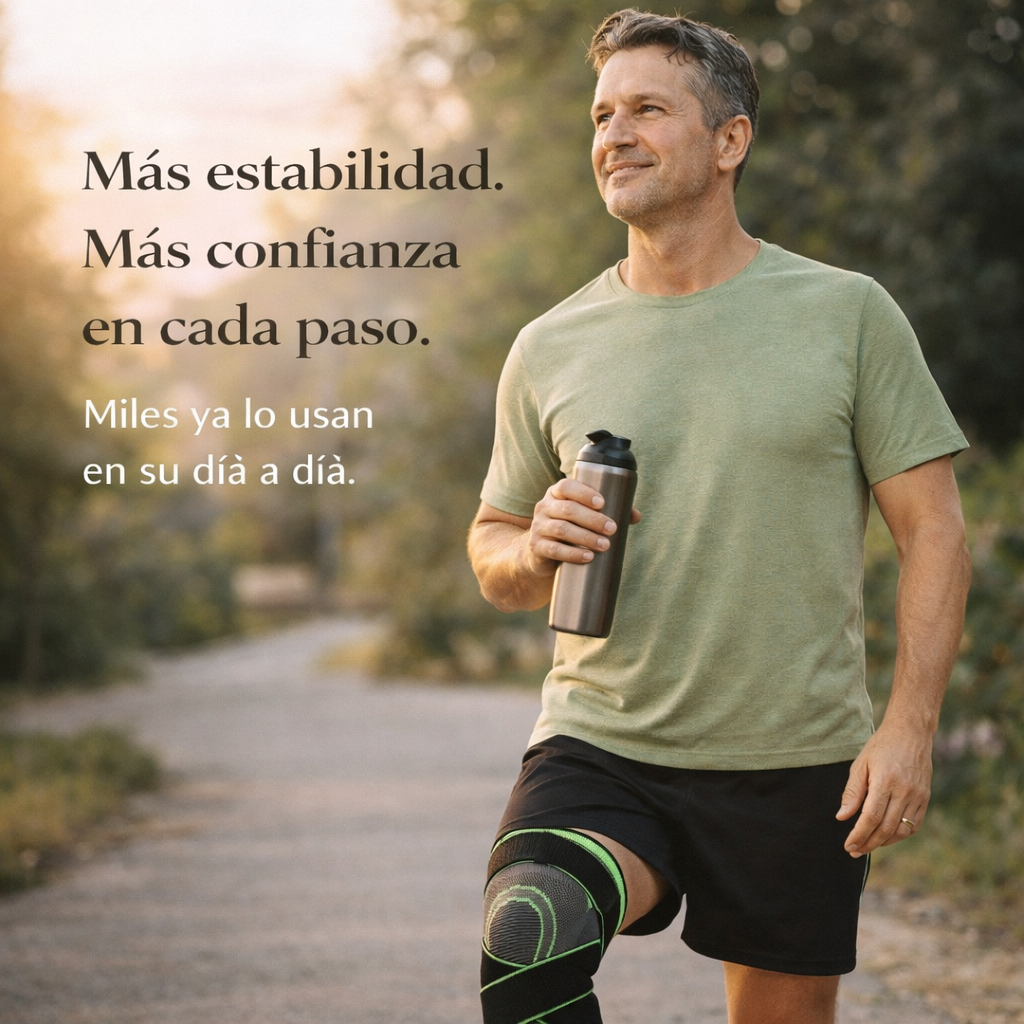 KneeForce 360™ Rodillera de Compresión Ajustable Compra 1 y Llévate 2 Hoy 🔥