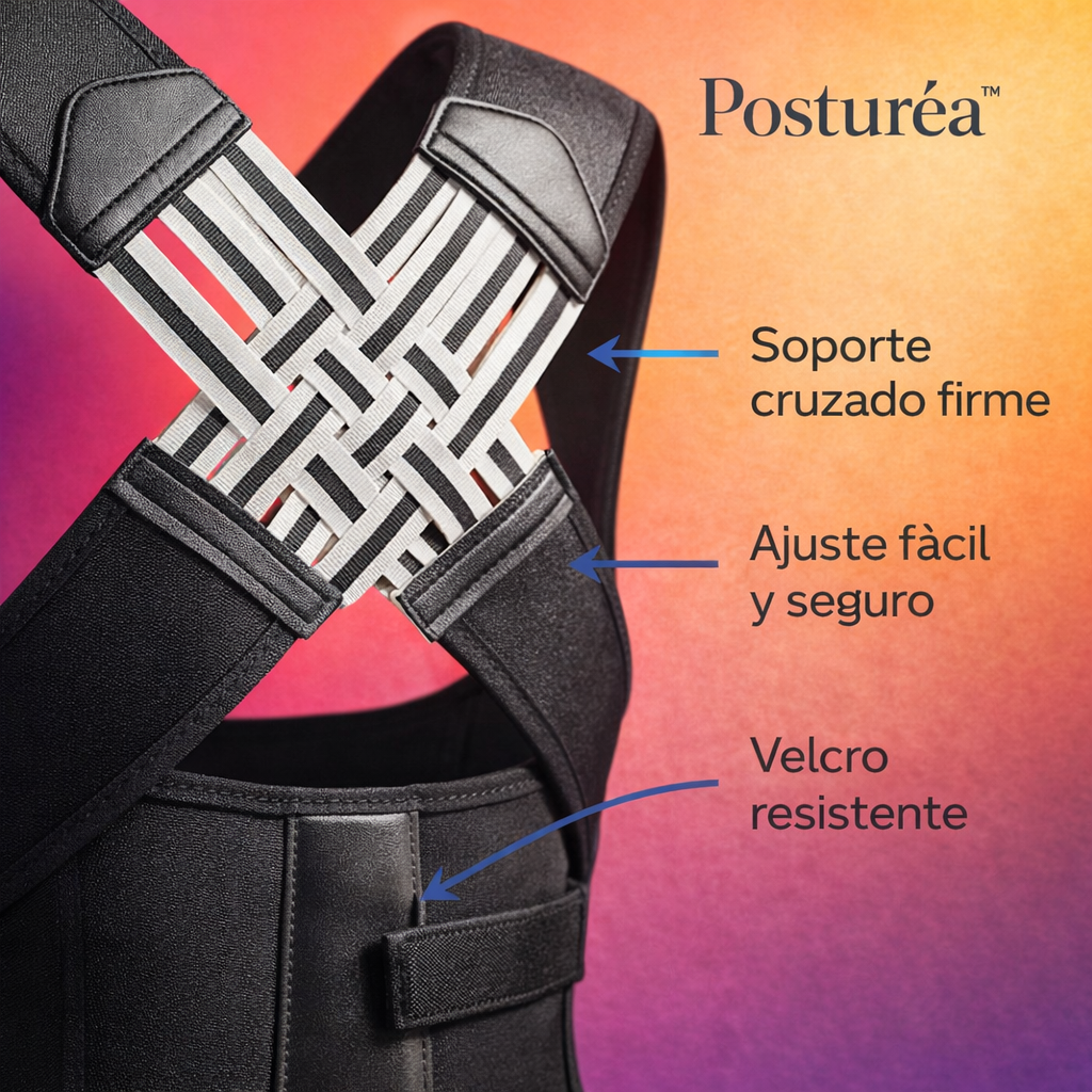 Posturéa™ Corrector Postural con Compresión Inteligente 🔥 40% de descuento!