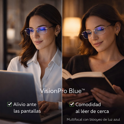 Vision PRO Blue™ – GAFAS MULTIFOCALES DE ALTA DEFINICIÓN + ESTUCHE DE CUERO PREMIUM