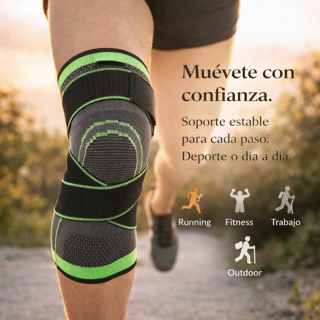 KneeForce 360™ Rodillera de Compresión Ajustable Compra 1 y Llévate 2 Hoy 🔥
